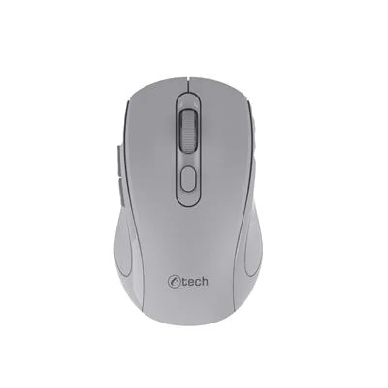 Myš C-TECH WLM-12, BT5.0 + 2,4GHz, šedá WLM-12GR