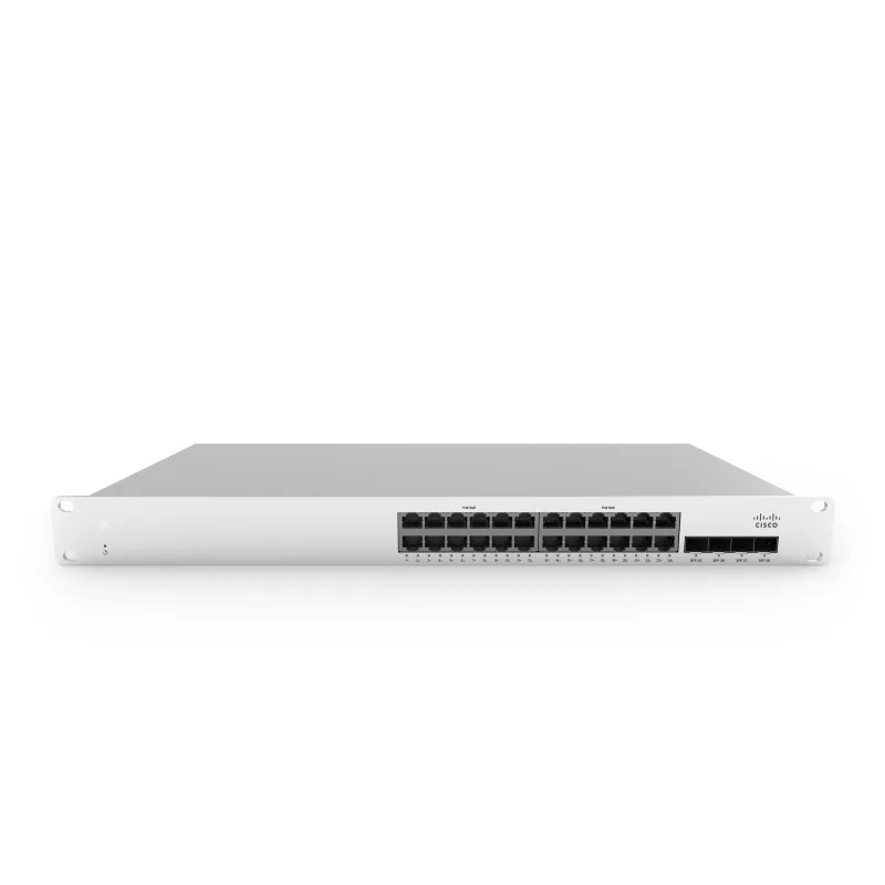 Cisco Meraki MS210-24P 1G L2 Cld-Mngd 24x GigE 370W PoE Switch MS210-24P-HW