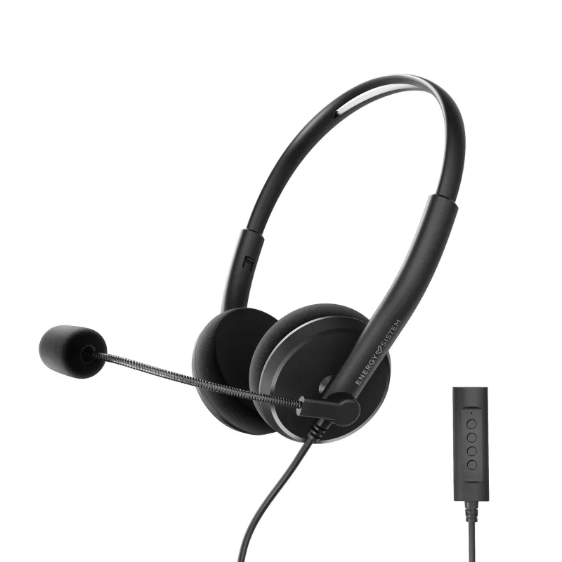 PIONEER Energy Sistem Headset Office 2+, komunikační sluchátka s mikrofonem, ovládání hlasitosti a ztlumován 452026