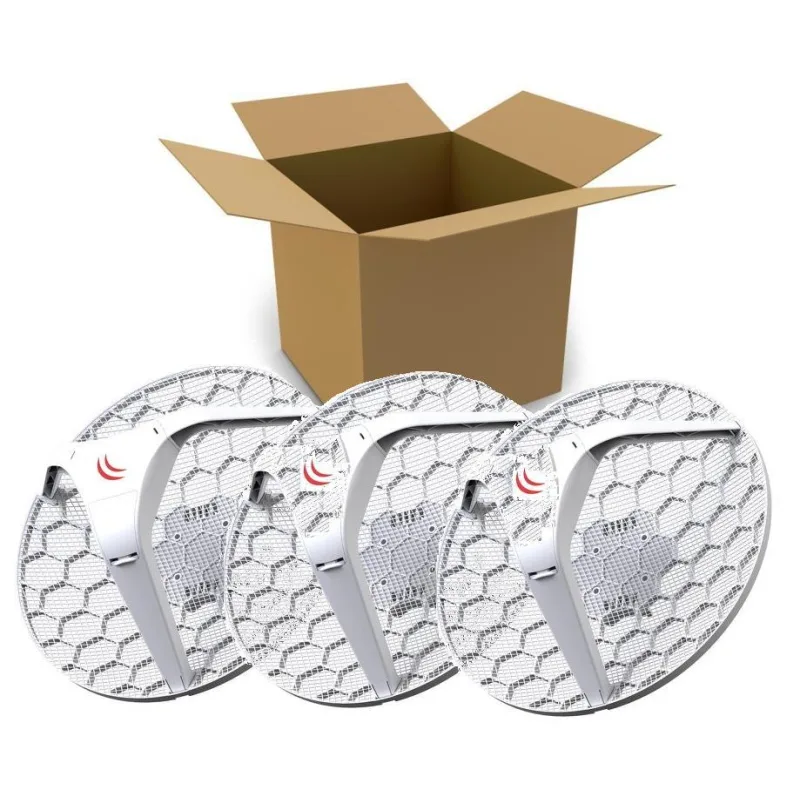 MikroTik RBLHG-5nD-3 Outdoor 802.11an 24,5dBi jednotka LHG 5 (3-pack) RBLHG5kit