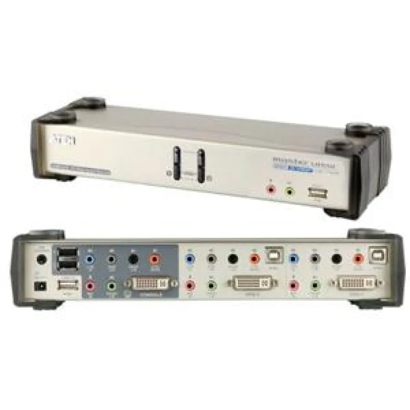 ATEN KVMP DVI USB, hub, aud. 7.1 aud., podpora 3D CS-1782A