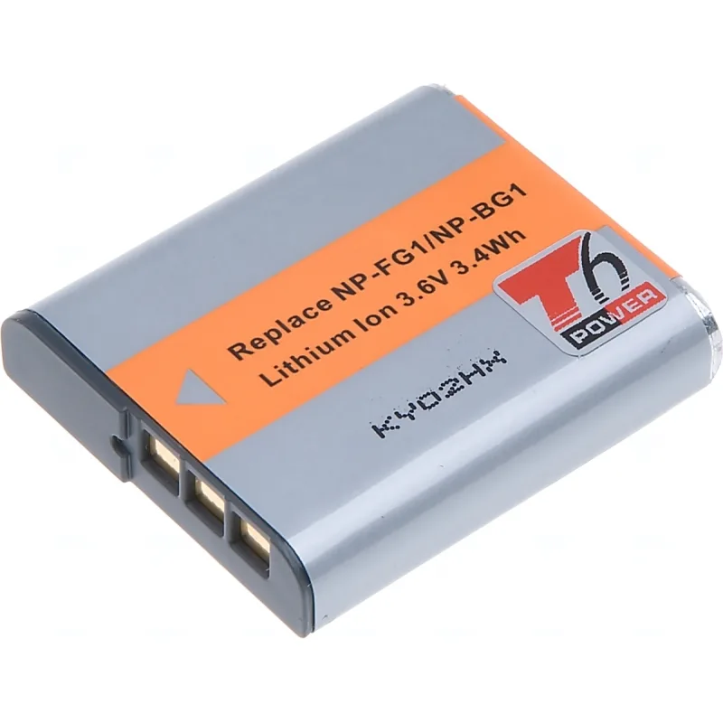 Baterie T6 power Sony NP-BG1, 950mAh, šedá DCSO0022