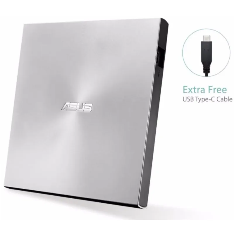 ASUS SDRW-08U9M-U stříbrná ultraslim DRW USB-C/A 90DD02A2-M29000