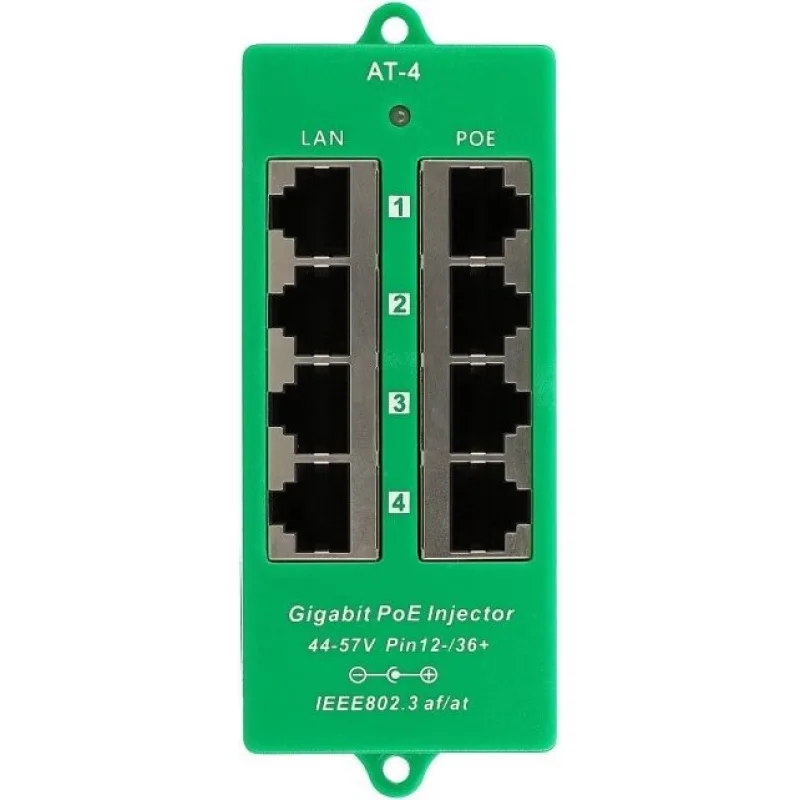 OEM MaxLink Gigabitový 4-portový PoE panel, 802.3af/at POE-PAN4-GB-AF/A