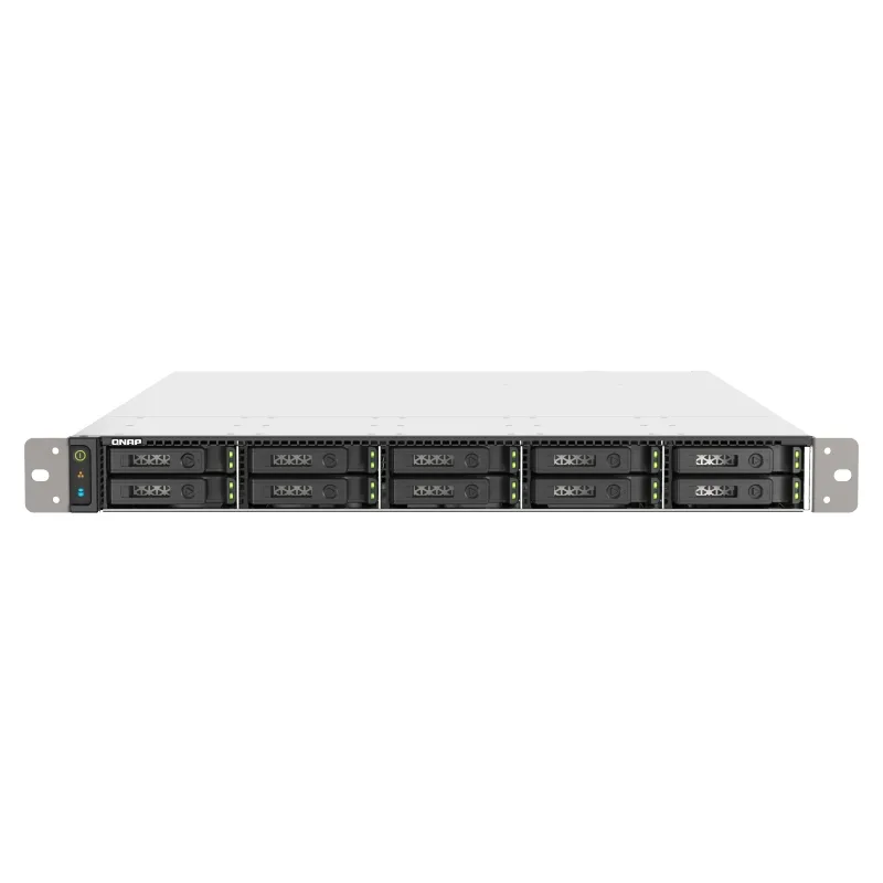 QNAP TS-h1090FU-7232P-64G (AMD EPYC, 64GB ECC RAM, 10x 2,5" U.2/SATA, 2x PCIe, 2x 2,5GbE, 2x 25GbE) TS-h1090FU-7232P-64G