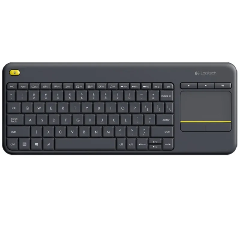 Logitech K400 plus/Bezdrátová USB/US layout/Černá 920-007145