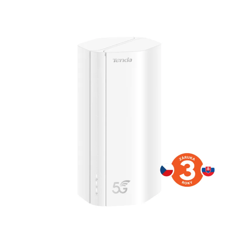 Tenda 5G01 Wi-Fi AX1500 5G NR / 4G+ LTE router, 2x GWAN/GLAN, IPV6, Mesh, WPA3, NanoSIM, CZ App 75012030