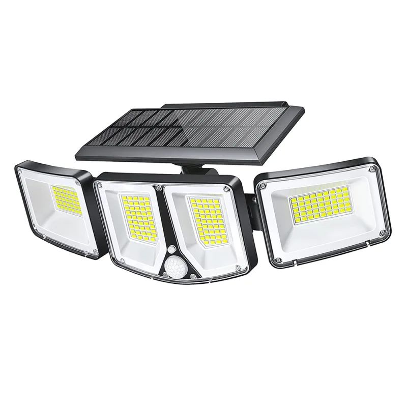 Venkovní solární LED světlo s pohybovým senzorem VIKING S180/1200lm/2200mAh/3 režimy/IP65 S180