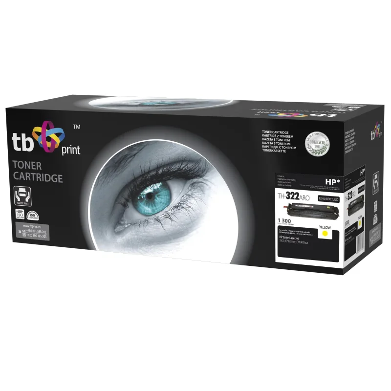 Toner TB kompatibilní s HP CE322A Yellow,1300,ref TH-322ARO
