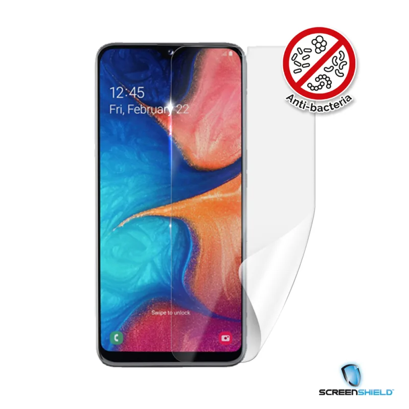 Screenshield Anti-Bacteria SAMSUNG A202F Galaxy A20e folie na displej SAM-A202FAB-D