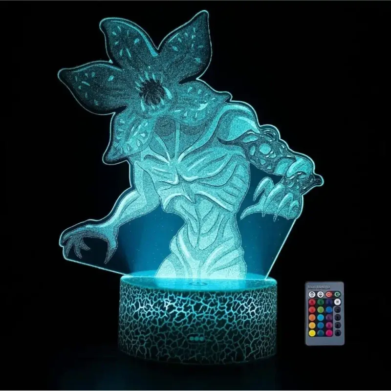 3Dmix 3DL-WD070 – 3D LED nočná lampa - Stranger Things (Wood)