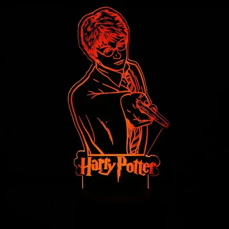 3Dmix 3DL-DRGB054 – 3D LED nočná lampa - Harry Potter (Dual RGB)