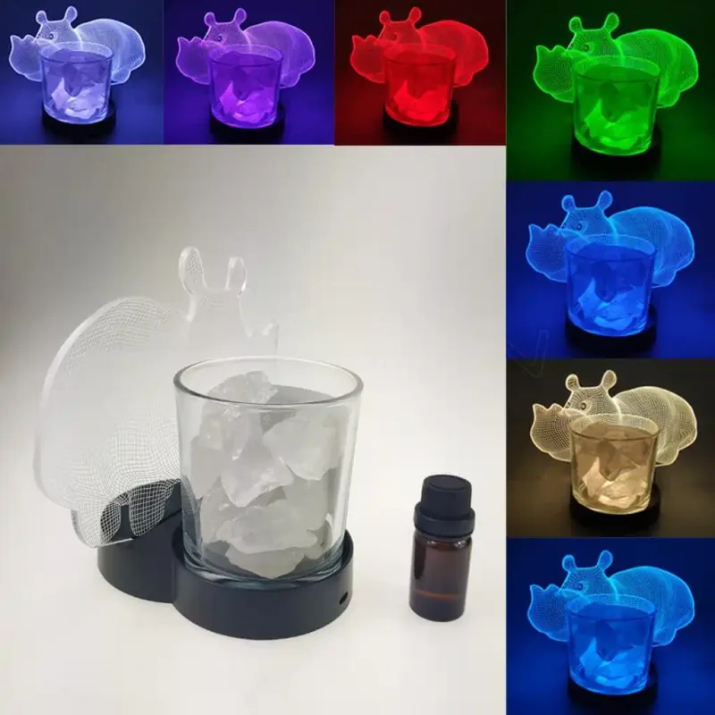 XSTRON TDL-AR - Základňa pre 3D LED nočnú lampu - Aroma - aromaterapeutická s difuzérom