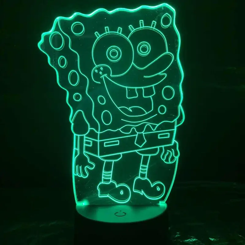 3Dmix 3DL-DFS014 – 3D LED nočná lampa - SpongeBob (Aroma)