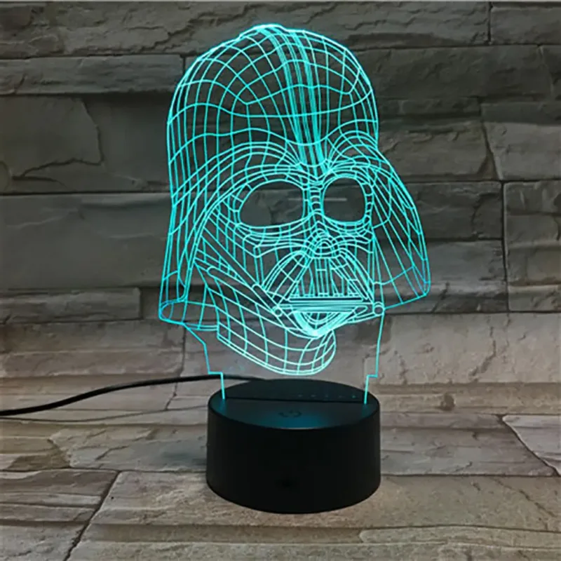 3Dmix 3DL-DFS047 – 3D LED nočná lampa - Darth Vader (Star Wars) (Aroma)