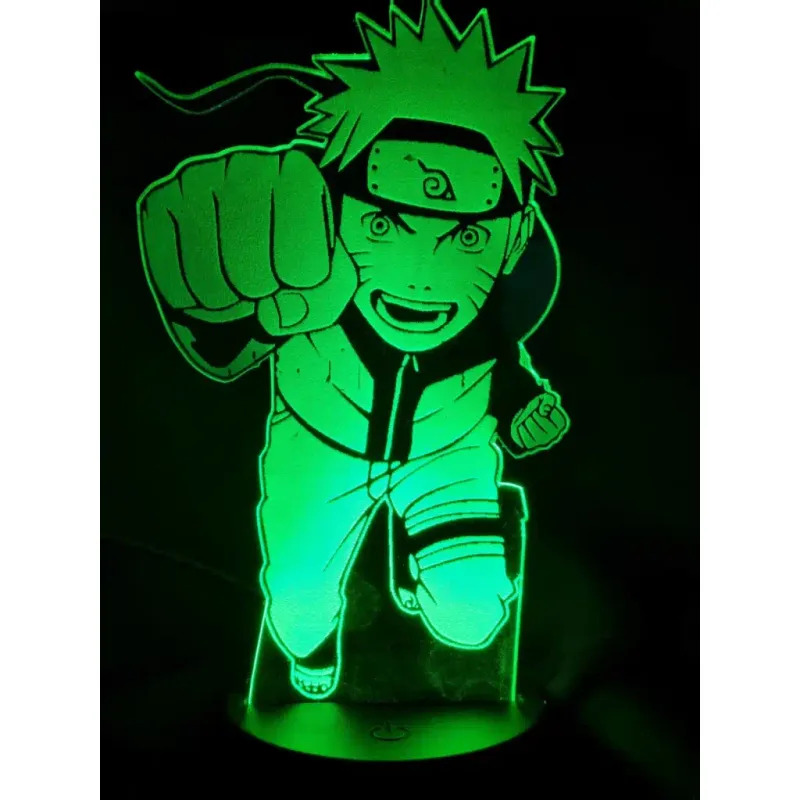 3Dmix 3DL-DRGB064 – 3D LED nočná lampa - Naruto (Dual RGB)