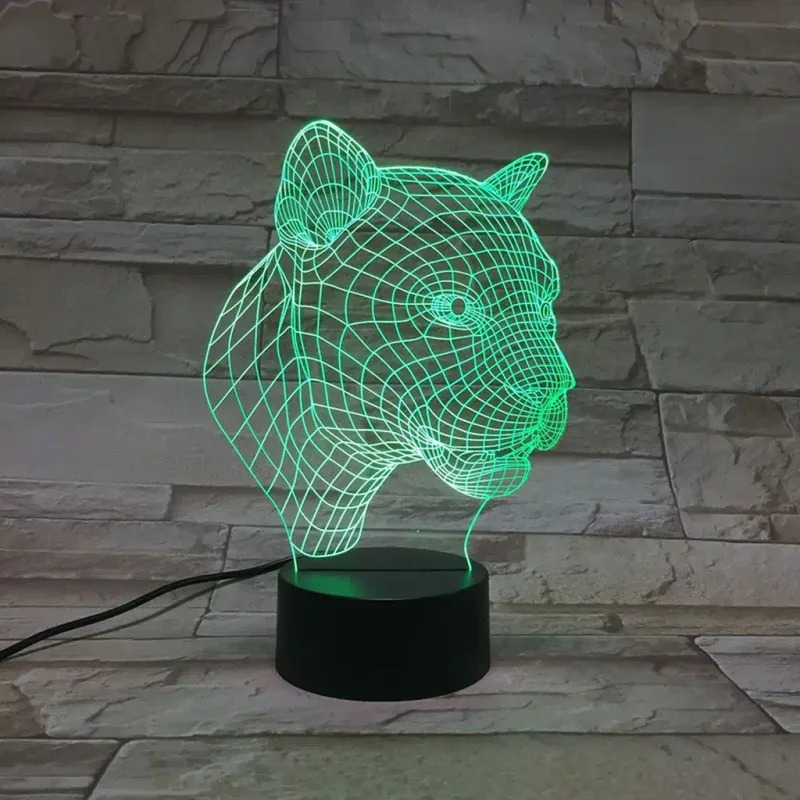 3Dmix 3DL-BSC018 – 3D LED nočná lampa - Puma