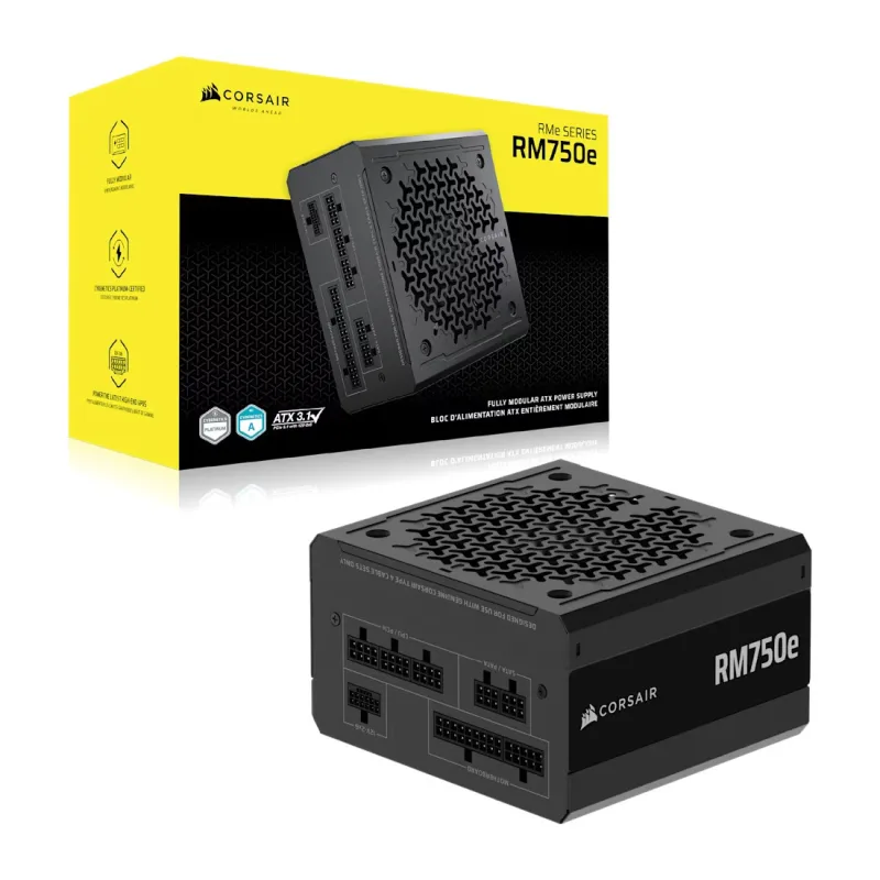 CORSAIR RM750e PCIe 5.1 80+ GOLD F.MODULAR ATX3.1 CP-9020295-EU