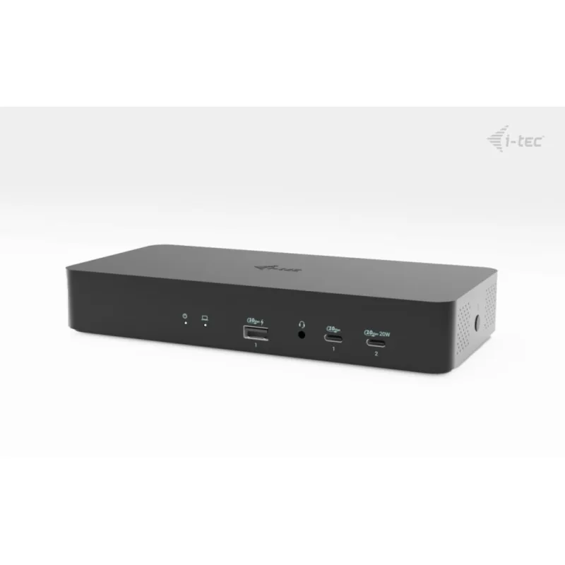 i-tec Universal Intelligent Dual Display Docking Station, Power Delivery 100W CAINTGDUAL4KDOCPD