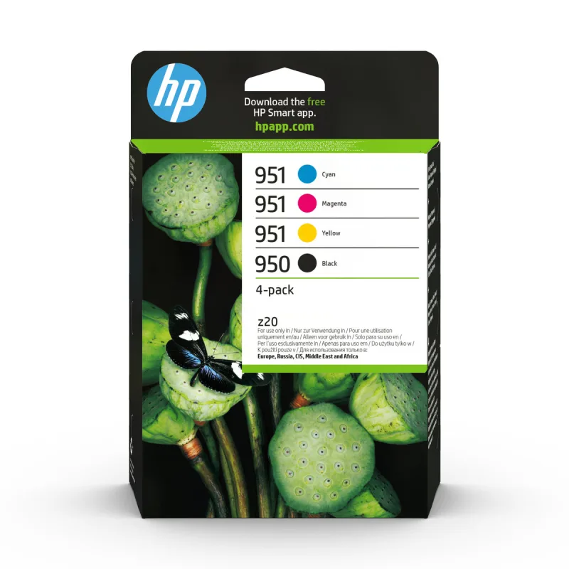 HP 950/951 combo černá+ barevná ink. náplň 6ZC65AE 6ZC65AE