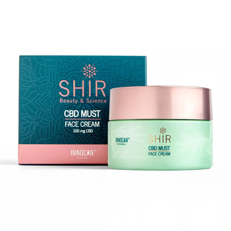 SHIR Beauty & Science CBD hydratačný pleťový krém proti vráskam 50 ml -
