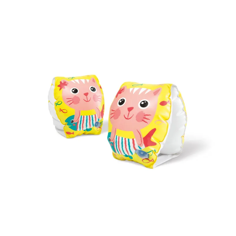 Intex Nafukovacie rukávniky 2 komory 20x15 cm v krabičke 13x19x2,5cm 6-36 mesiacov