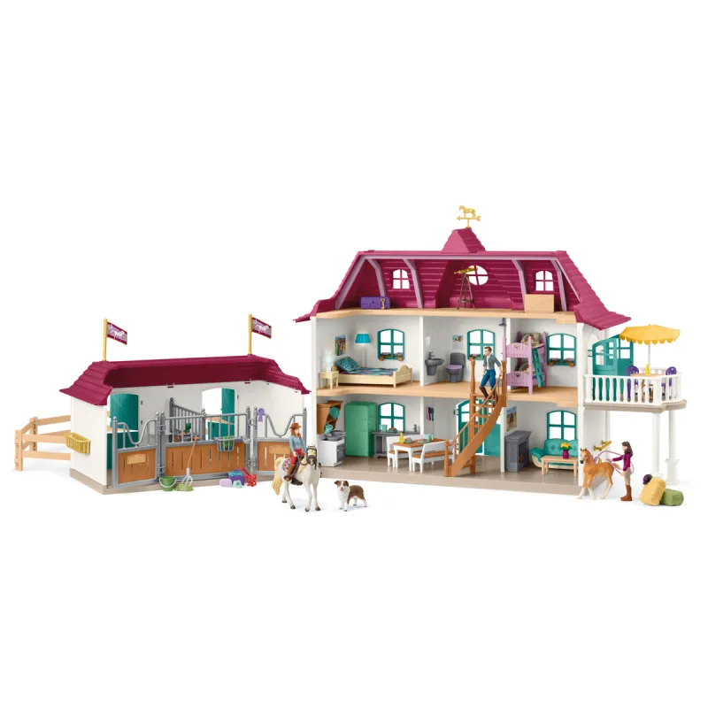 Schleich 42706 Dedinský dom a stajňa pri jazere