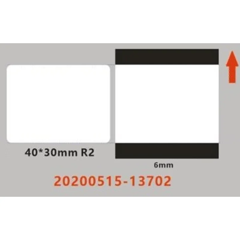 Niimbot etikety ER 40 × 30 mm 230 ks Priehľadné na B21