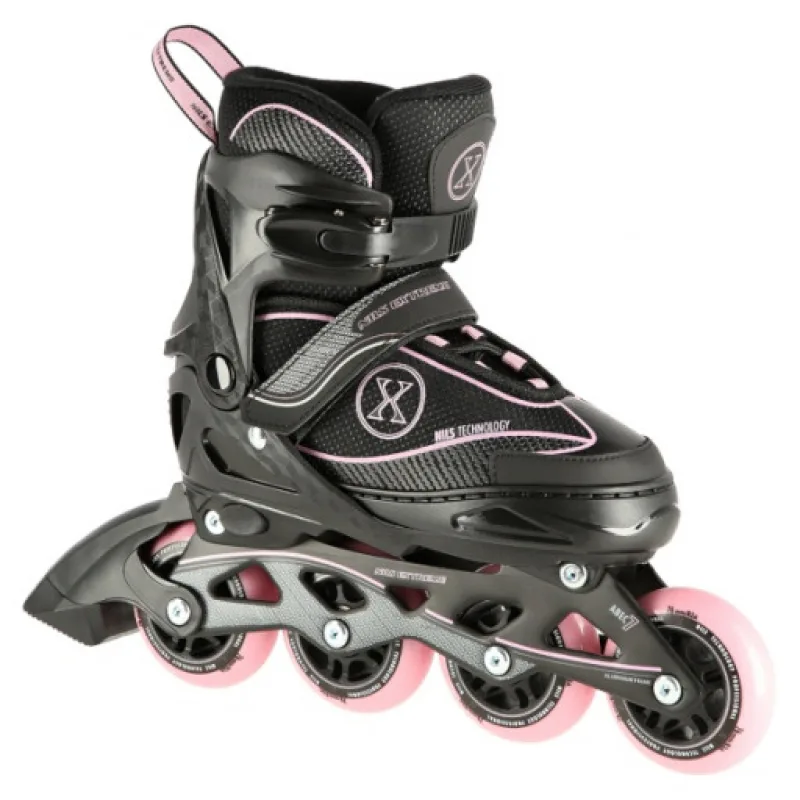 Kolečkové brusle NILS Extreme NA11008 fialové vel.L (39-42)