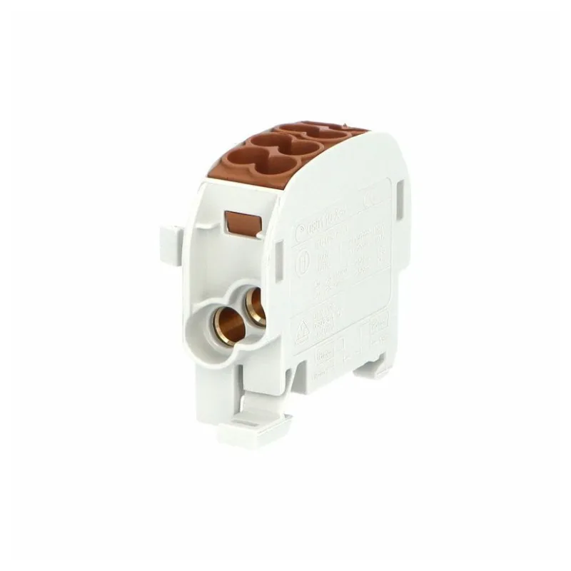 Hora eTec GmbH Svorkovnica rozbočovacia Cu HLAK 25/1 C L B hnedá 152A vstup 2x25mm2 výstup 2x16mm2