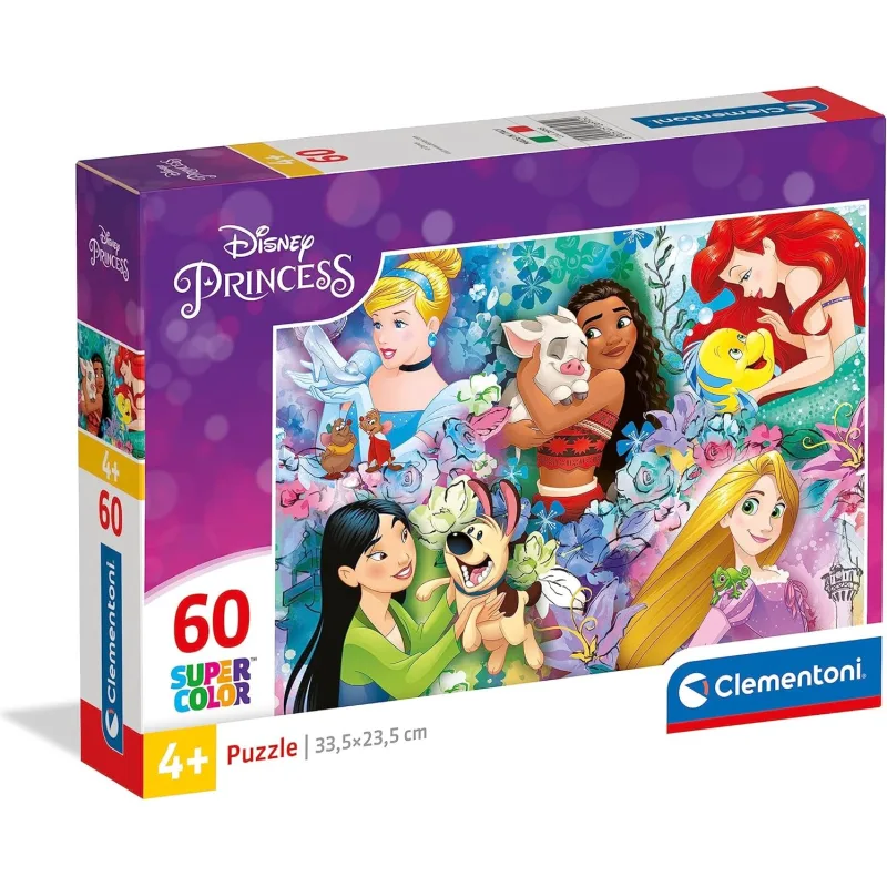 Puzzle pre deti Clementoni 60 dielikov Disney Princezné