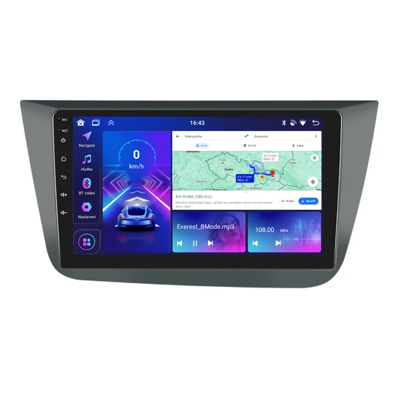 Bmode 2DIN autorádio BEV09 Android, Seat Altea / Toledo B110