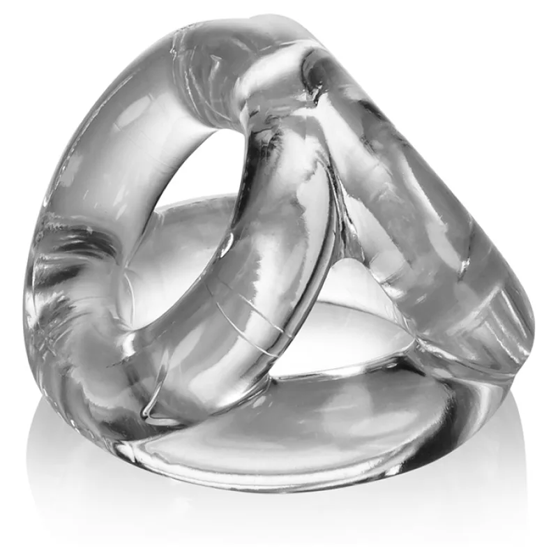 Oxballs Tri-Sport Cocksling Clear