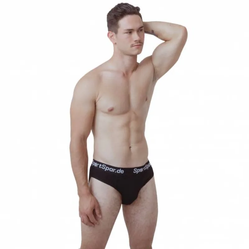 SportSpar Pánske Slipy Čierne XL