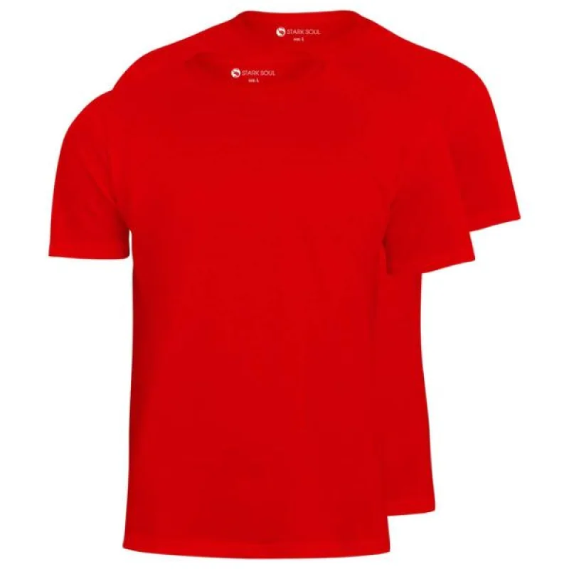 Stark Soul® Pánske Tričko set 2 kusy červené XL