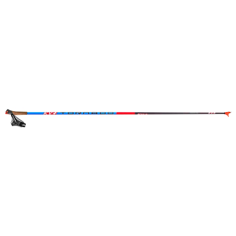Běžecké karbonové hole KV+ Tornado blue 100% carbon 2020/21