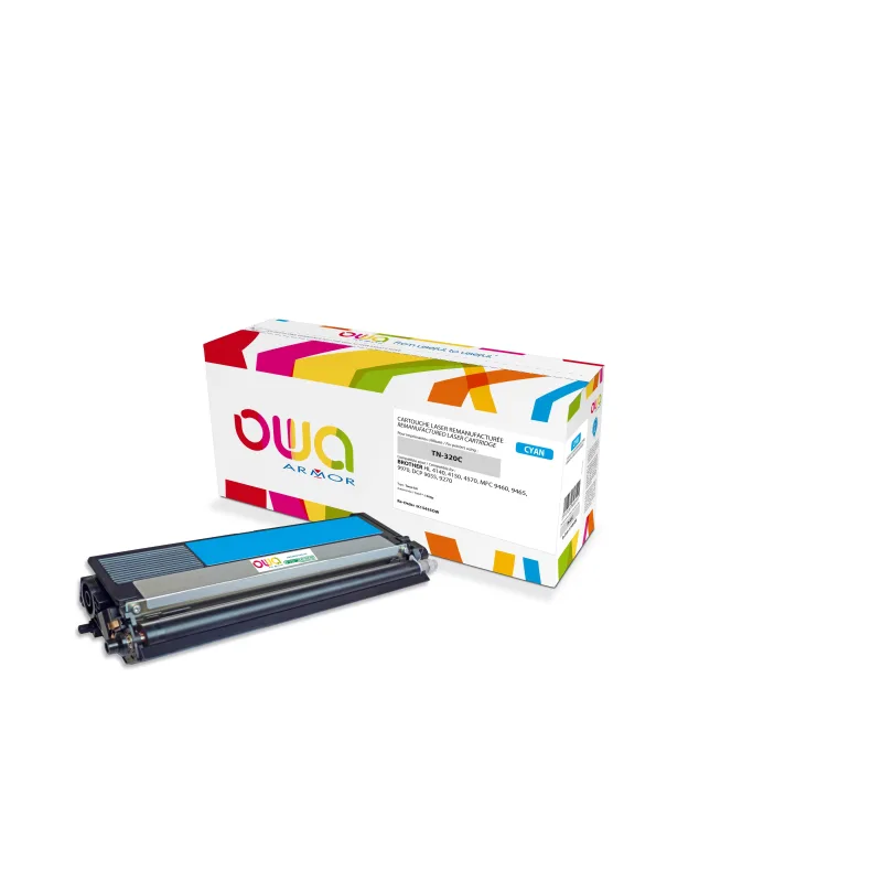 OWA Armor toner kompatibilní s Brother TN-320C, 1500st, modrá/cyan K15455OW
