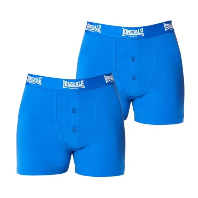 Prémiové Pánske Boxerky Lonsdale 2ks svetlo modré 4XL