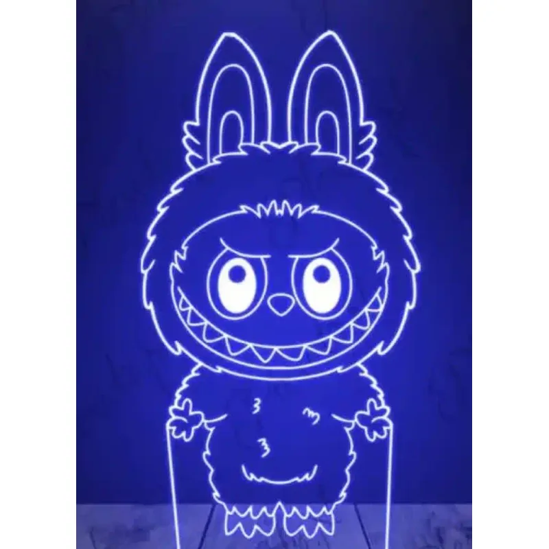 3Dmix 3DL-WD060 – 3D LED nočná lampa - La Bubu (Wood)