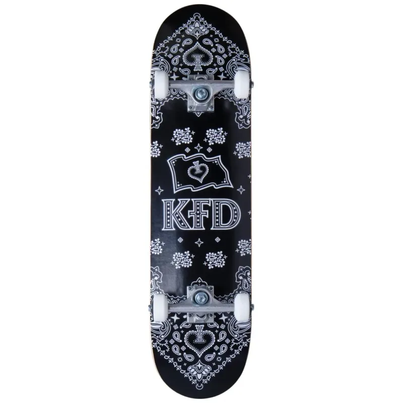 KFD Bandana Skateboard Komplet (7.75"|Černá)