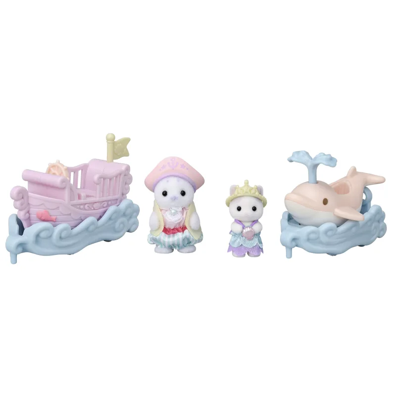 Sylvanian Families 5820 Mořská vozítka a baby figurky v zábavném parku
