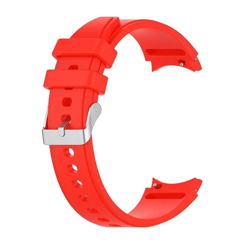 Silikonový řemínek červený pro Samsung Galaxy Watch 4, 5, 6 - 20mm ESES 1530002270