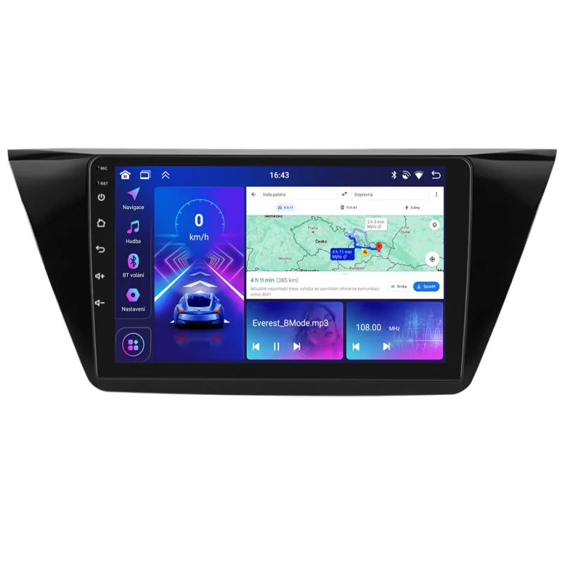Bmode 2DIN autorádio BEV20 Android, Volkswagen Touran II B396