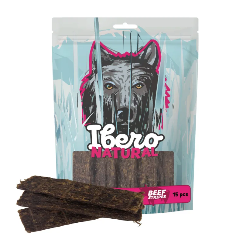 IBERO GF Ibero Cold Meat Snacks Beef Stripes - 15ks