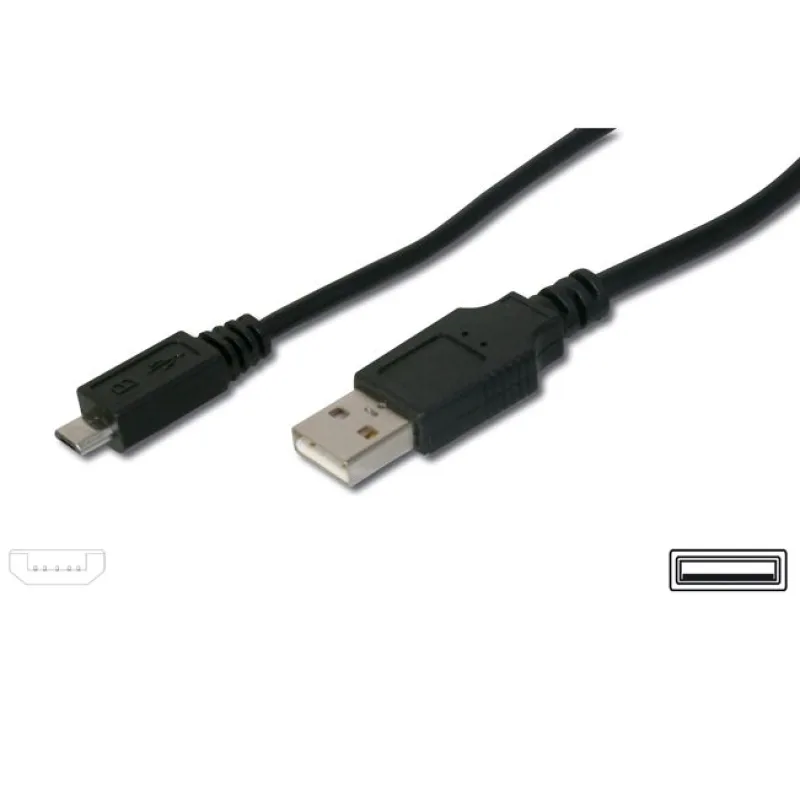 ATEN Kabel micro USB 2.0, A-B 1,5m, pro rychlé nabíjení ku2m15f