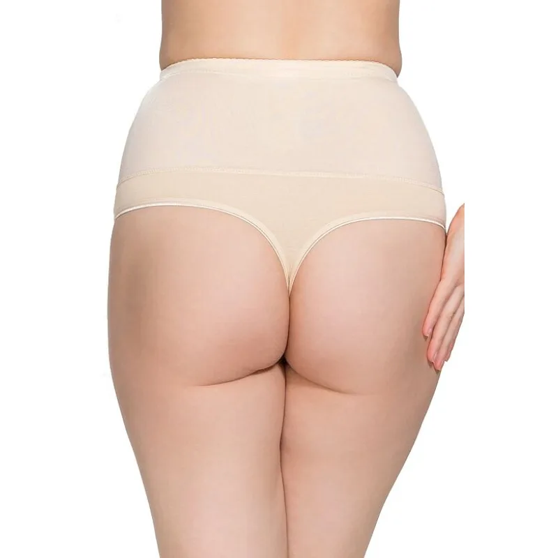 Sťahovacie tangá Iga String béžové XXL