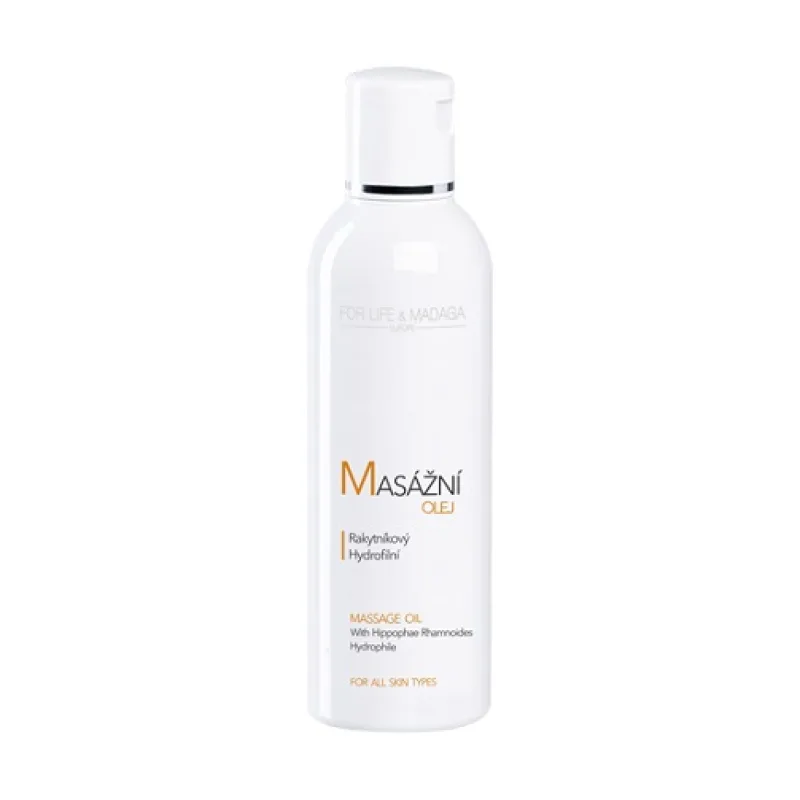 For Life & Madaga Masážní olej Rakytníkový 200 ml