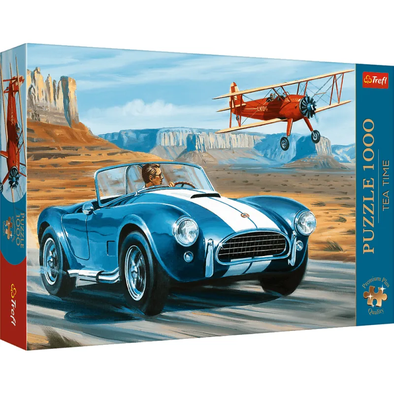Trefl Puzzle Premium Plus Tea Time: Preteky v púšti 1000 dielikov