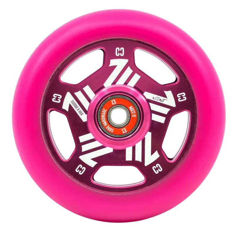 Kolečko CORE Vent Hollow 110mm Růžové