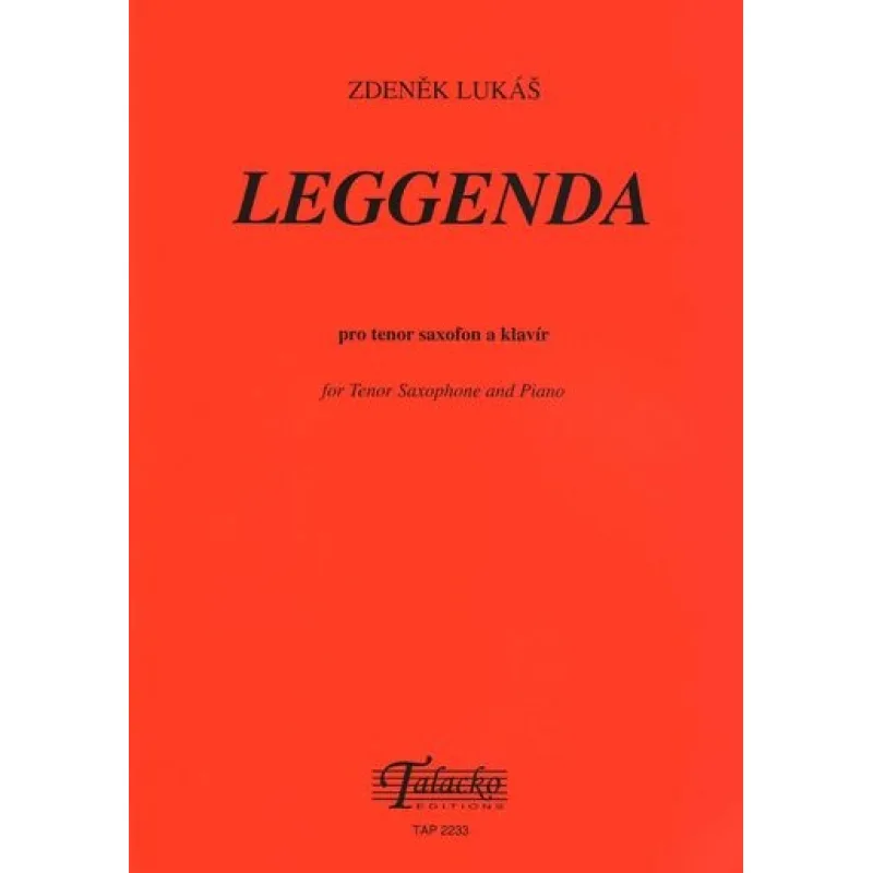 Talacko Editions Leggenda pro tenor saxofon a klavír